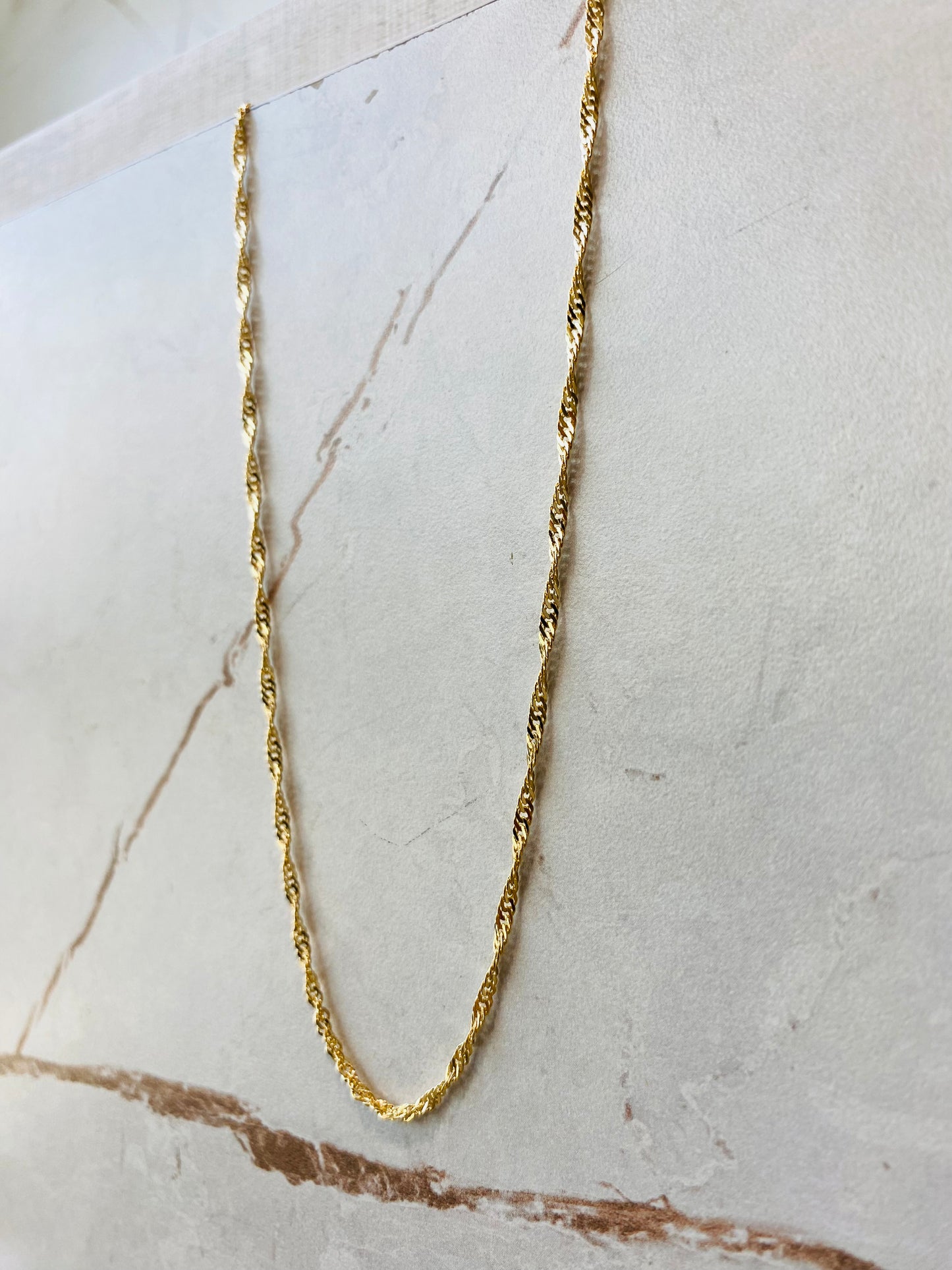 Cadena tejido singapur. Ref:313