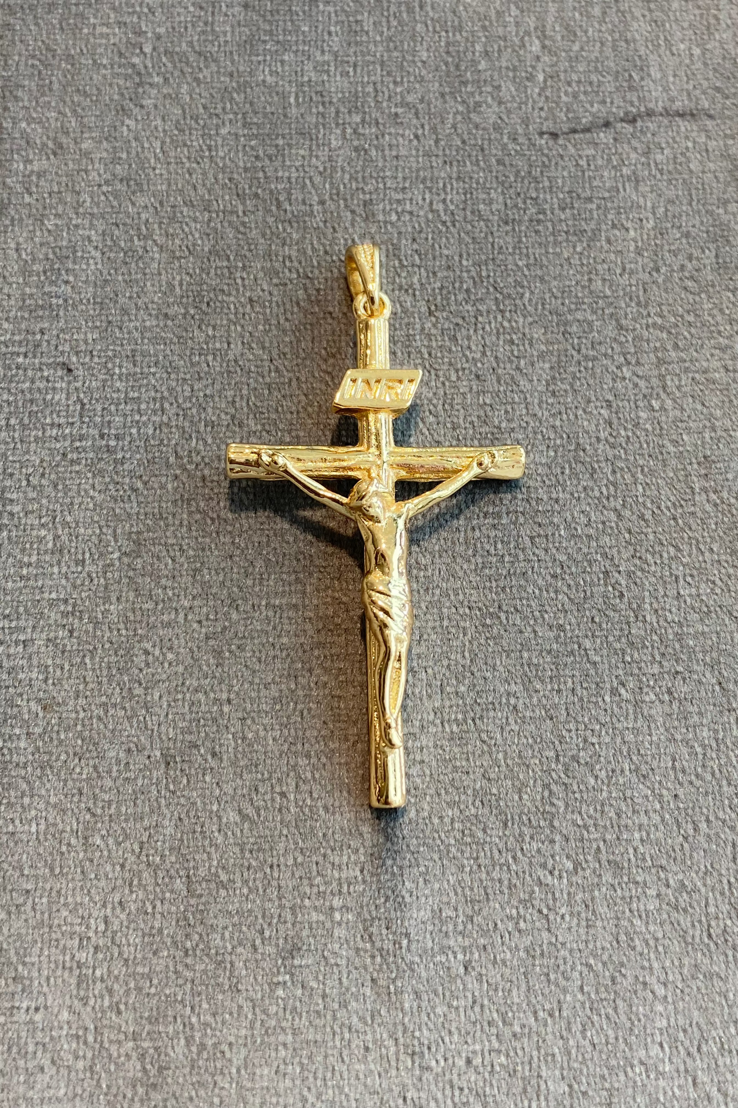 Dije cruz madero grande. Ref:1046