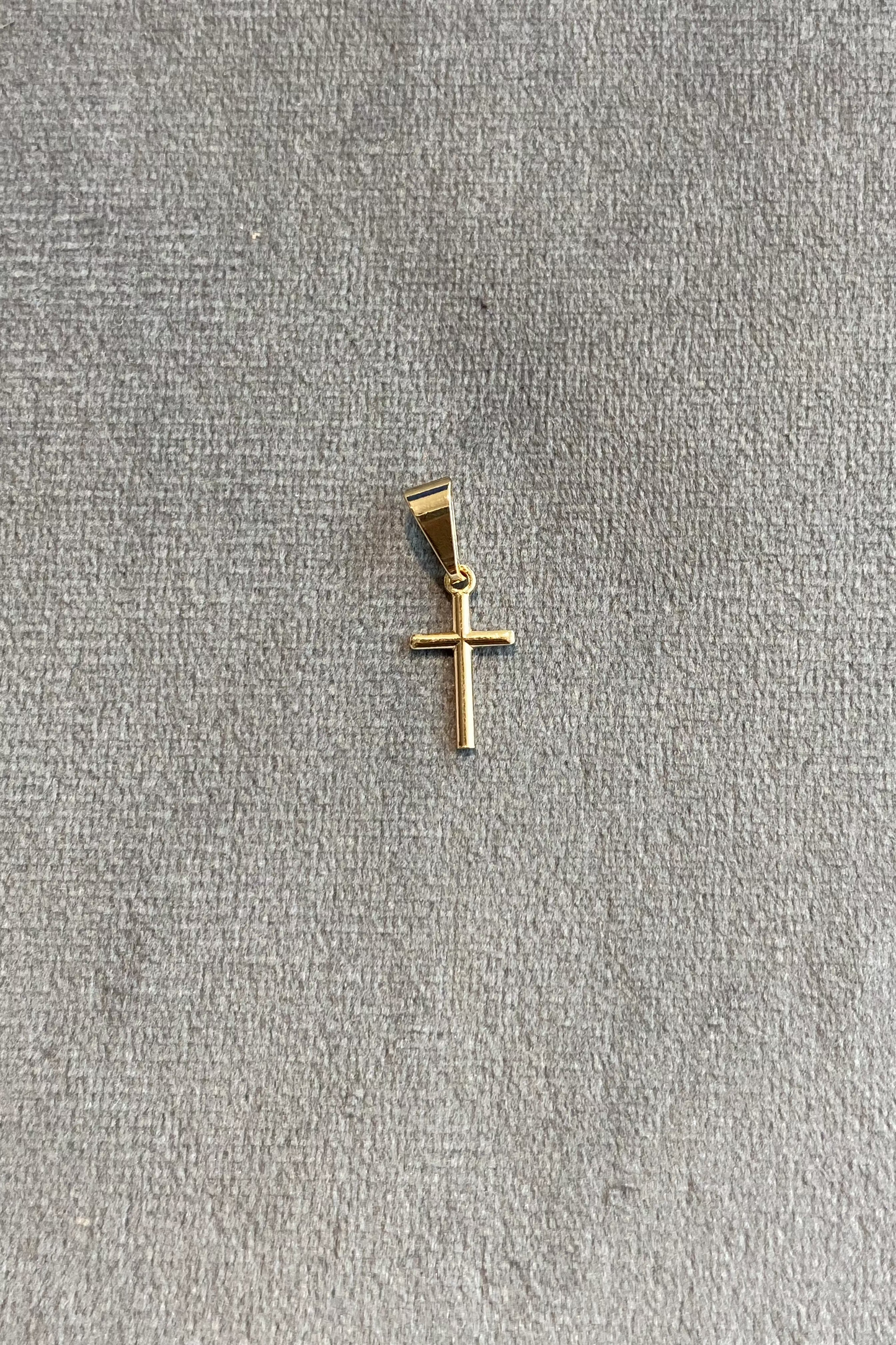 Dije cruz lisa pequeña. Ref:929