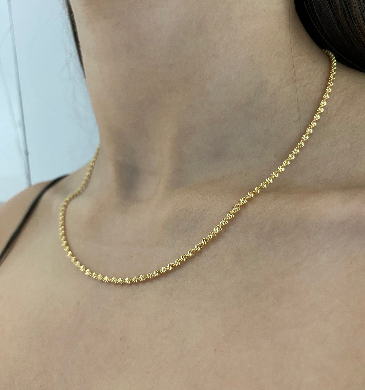 Cadena singapur espiral. Ref:669