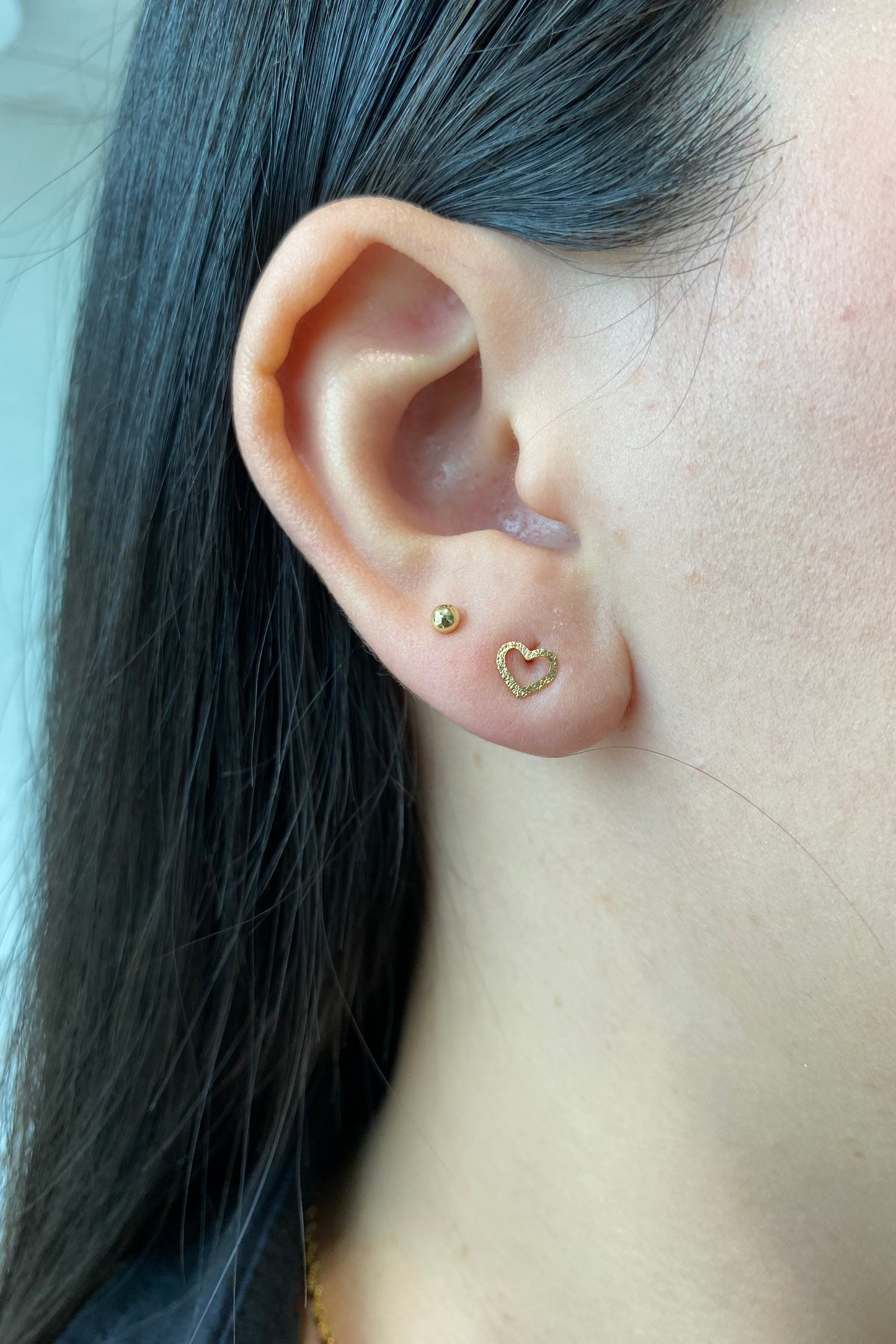 Topo corazón silueta. Ref:1026