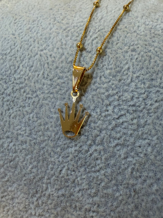 Cadena balín - Dije corona rx