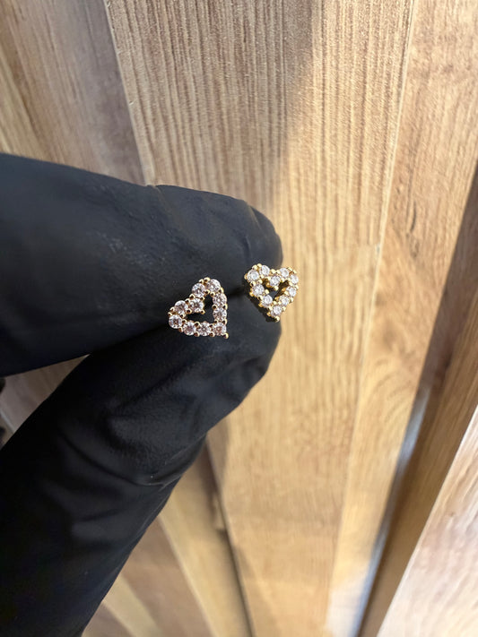 Topos Corazón cristales