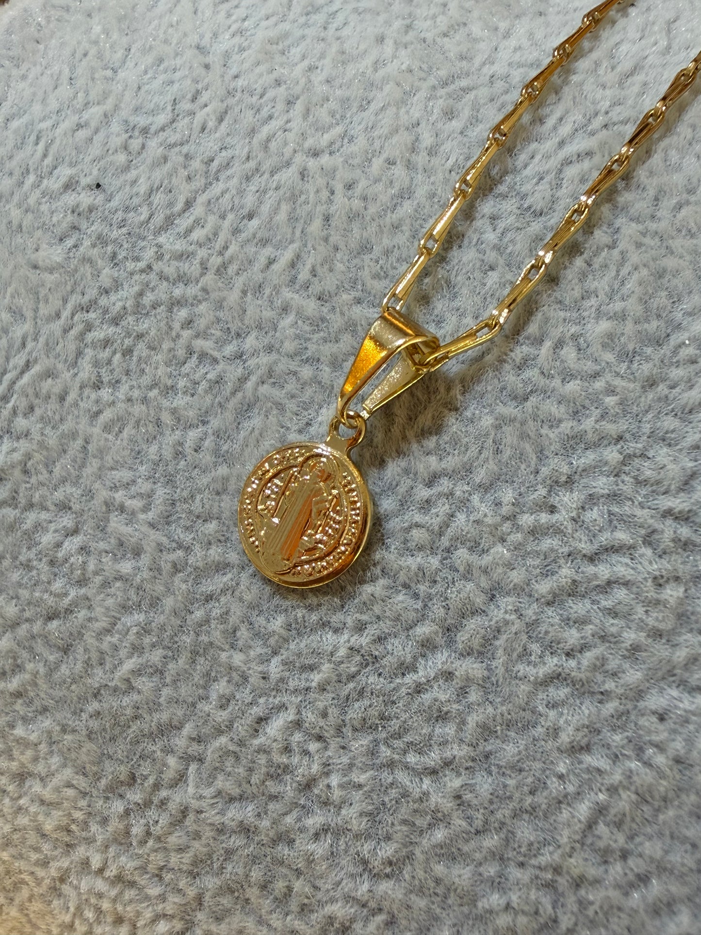Cadena Gotas - Dije San Benito