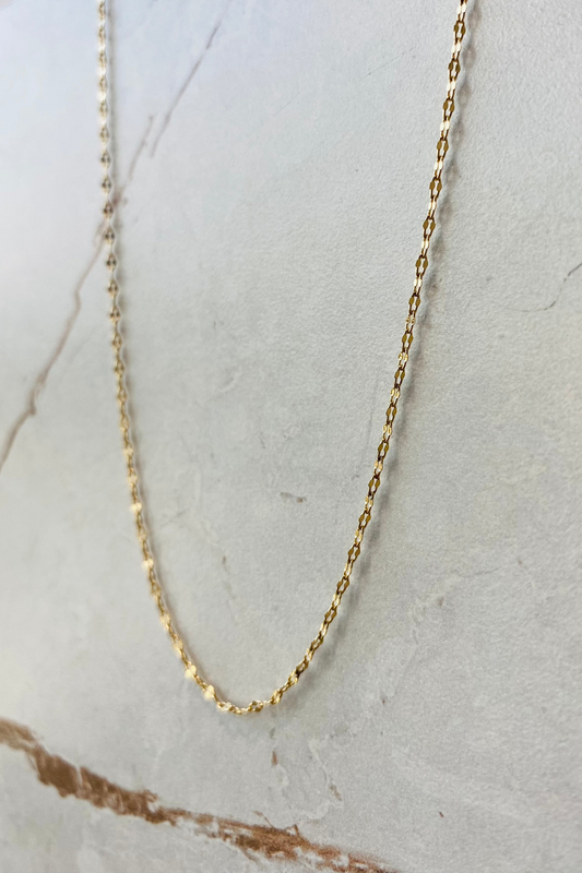 Cadena tejido espejos. Ref:614