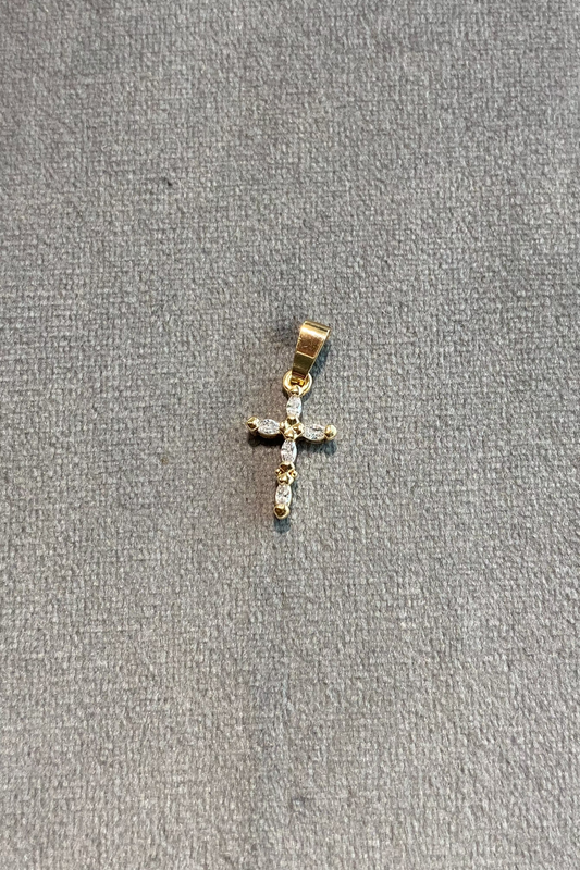 Dije cruz circones. Ref:873