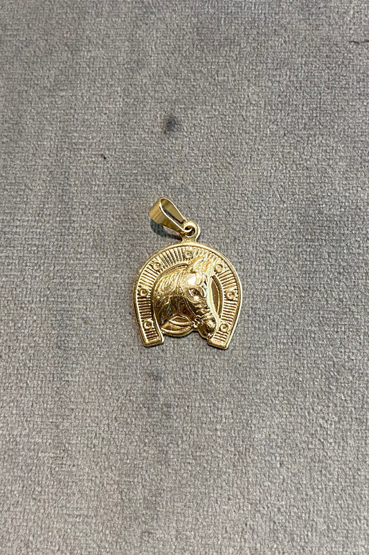 Dije herradura caballo. Ref:1013