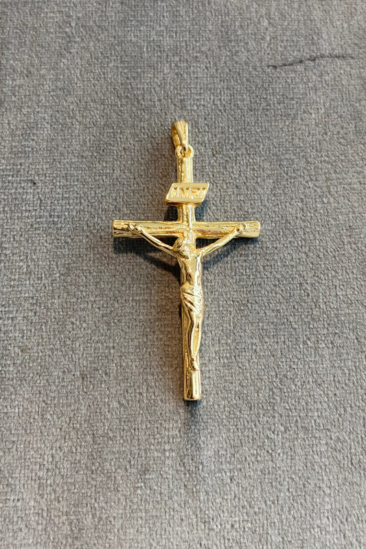 Dije cruz madero grande. Ref:1046