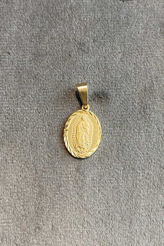 dije guadalupe diamantada. Ref:365