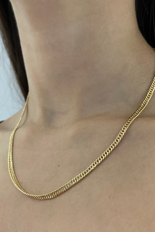 Cadena tejido cubana continua. Ref:598