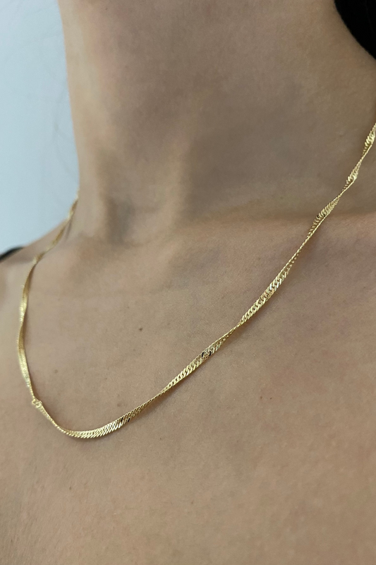 Cadena tejido singapur. Ref:313