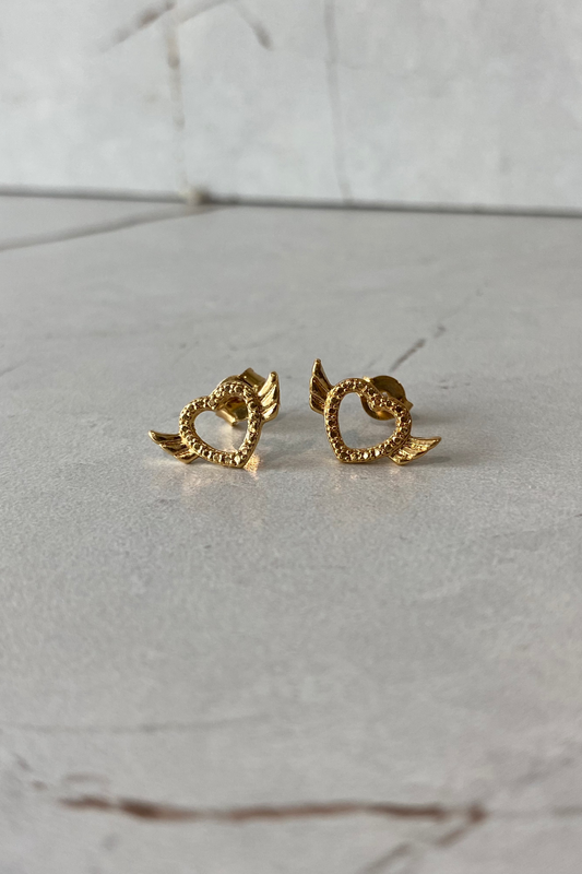 Topo corazón alas. Ref:722