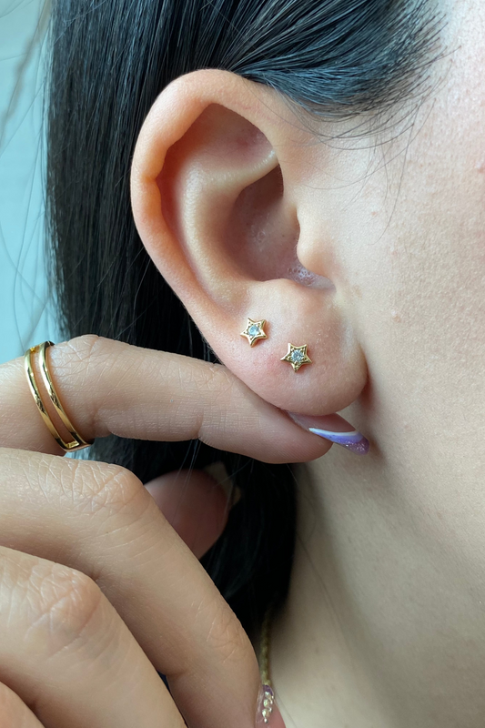 Topo estrella brillante. Ref:850